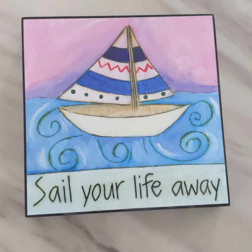 Like new sailboat decoration by Storysquares